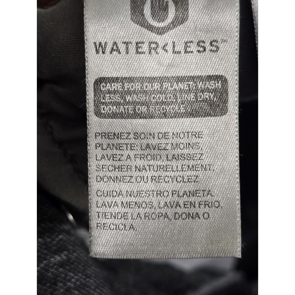Levi’s Premium Ribcage Straight Ankle Jeans Washed Black Gray Button Fly - Sz 30 - Picture 10 of 15